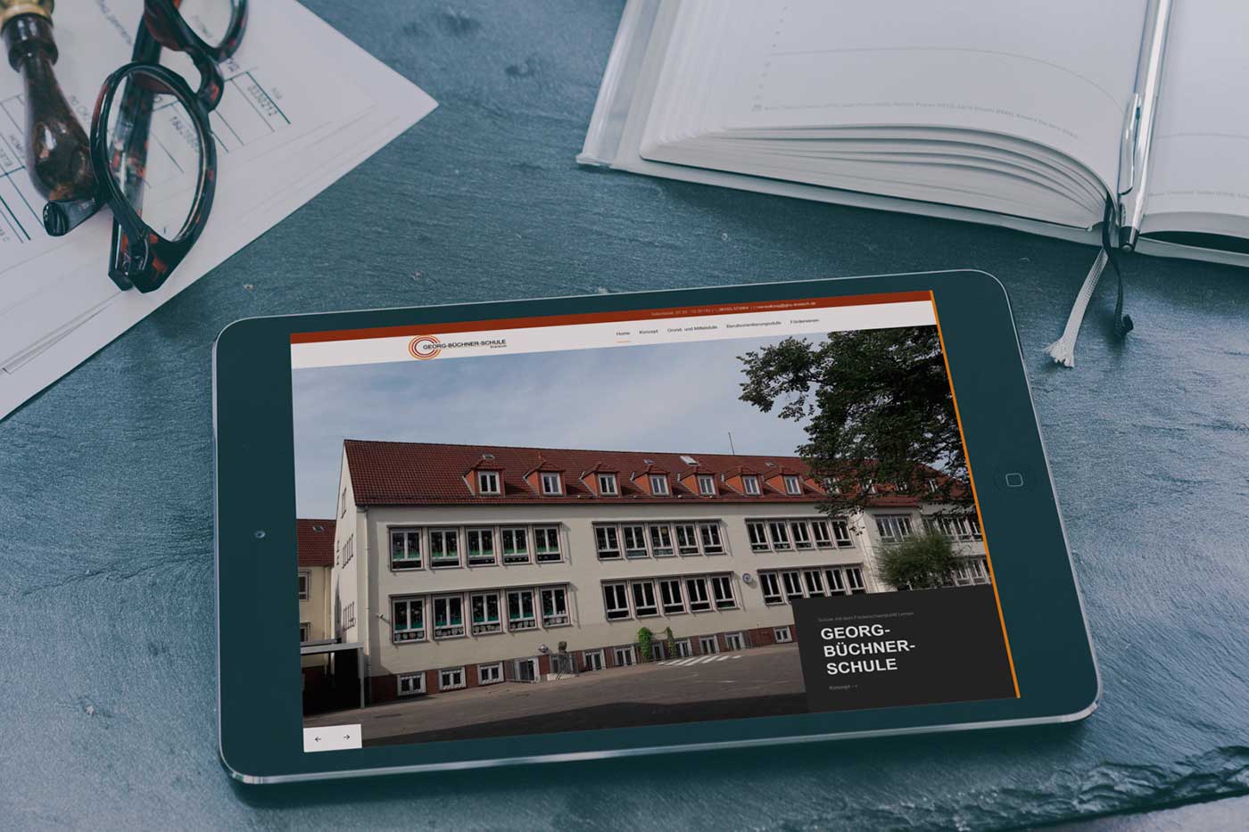 Webdesign und Suchmaschinenoptimierung für Dreieich - Webranking Referenz Georg-Büchner-Schule webdesign dreieich georg-buechner-schule 02