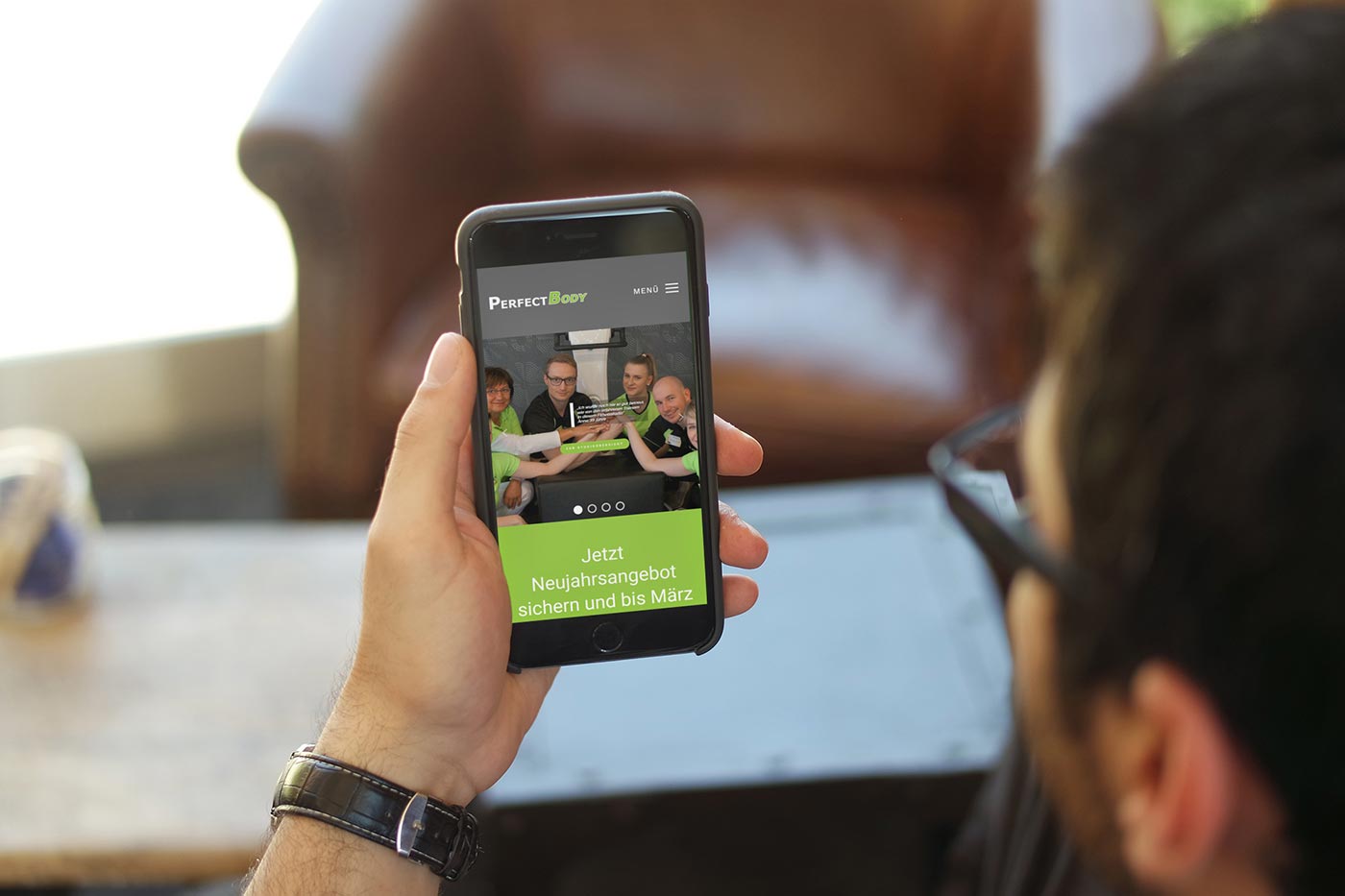 Webdesign und Suchmaschinenoptimierung für Dresden - Webranking Referenz Perfect Body webdesign dresden perfect body03