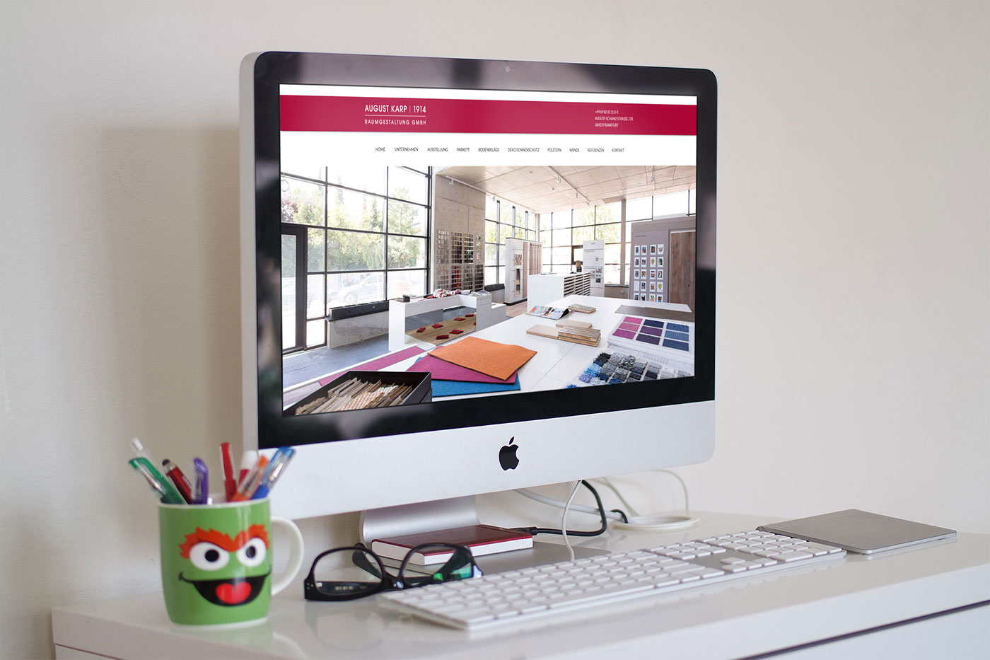 Webdesign und Suchmaschinenoptimierung für Frankfurt - Webranking Referenz August Karp webdesign frankfurt karp02a