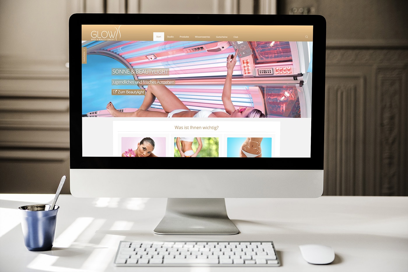 Webdesign und Suchmaschinenoptimierung für Graz - Webranking Referenz Glow Concept Bild 1 zur Referenz Glow Concept für Webdesign und Suchmaschinenoptimierung von Webranking
