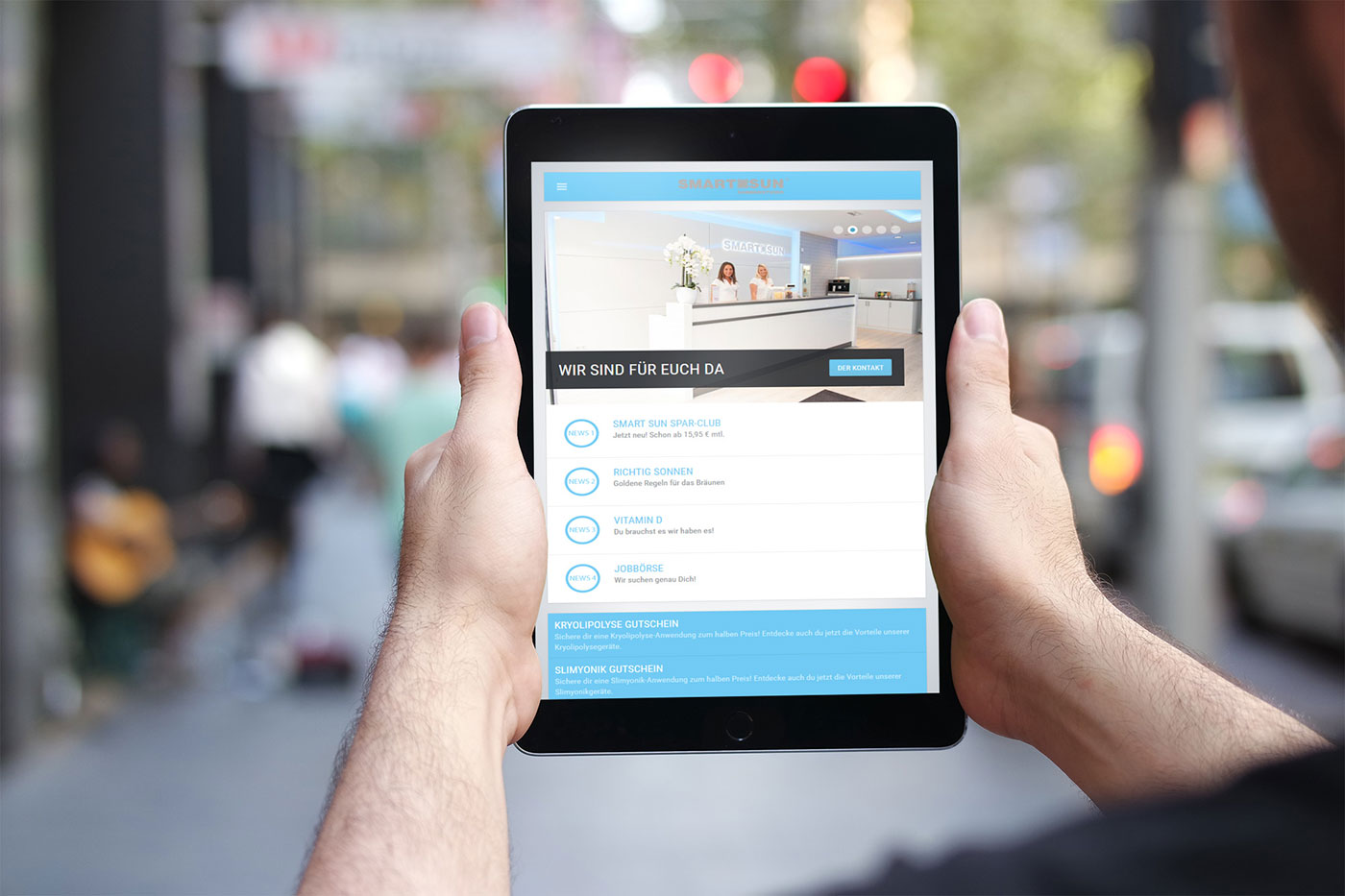 Webdesign und Suchmaschinenoptimierung für Hamburg - Webranking Referenz Smartsun webdesign hamburg smartsun02a