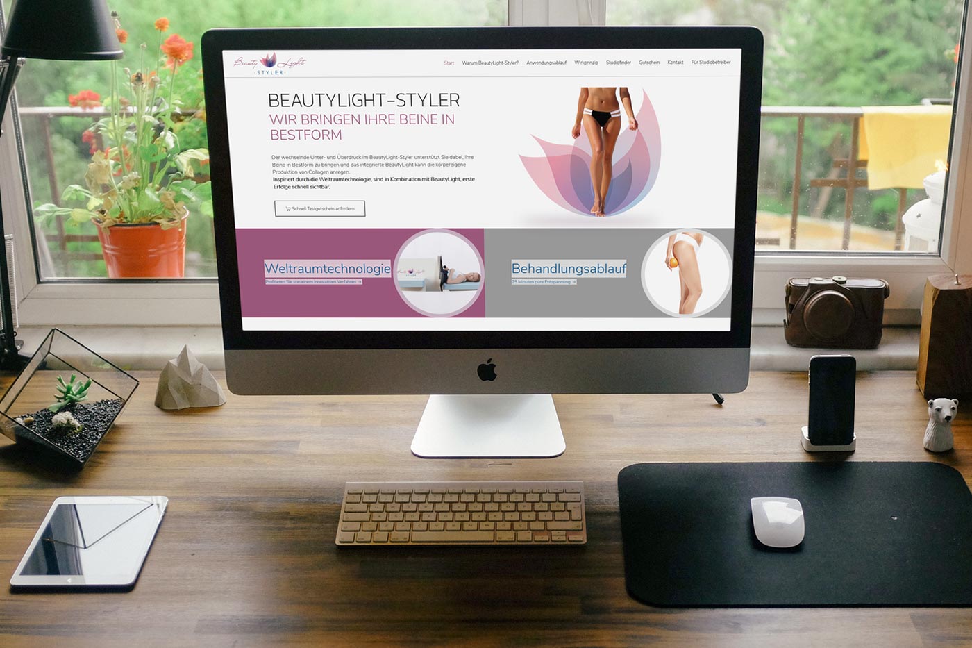 Webdesign und Suchmaschinenoptimierung für Hanau - Webranking Referenz Beautylight-Styler webdesign heusenstamm beautylightstyler 01