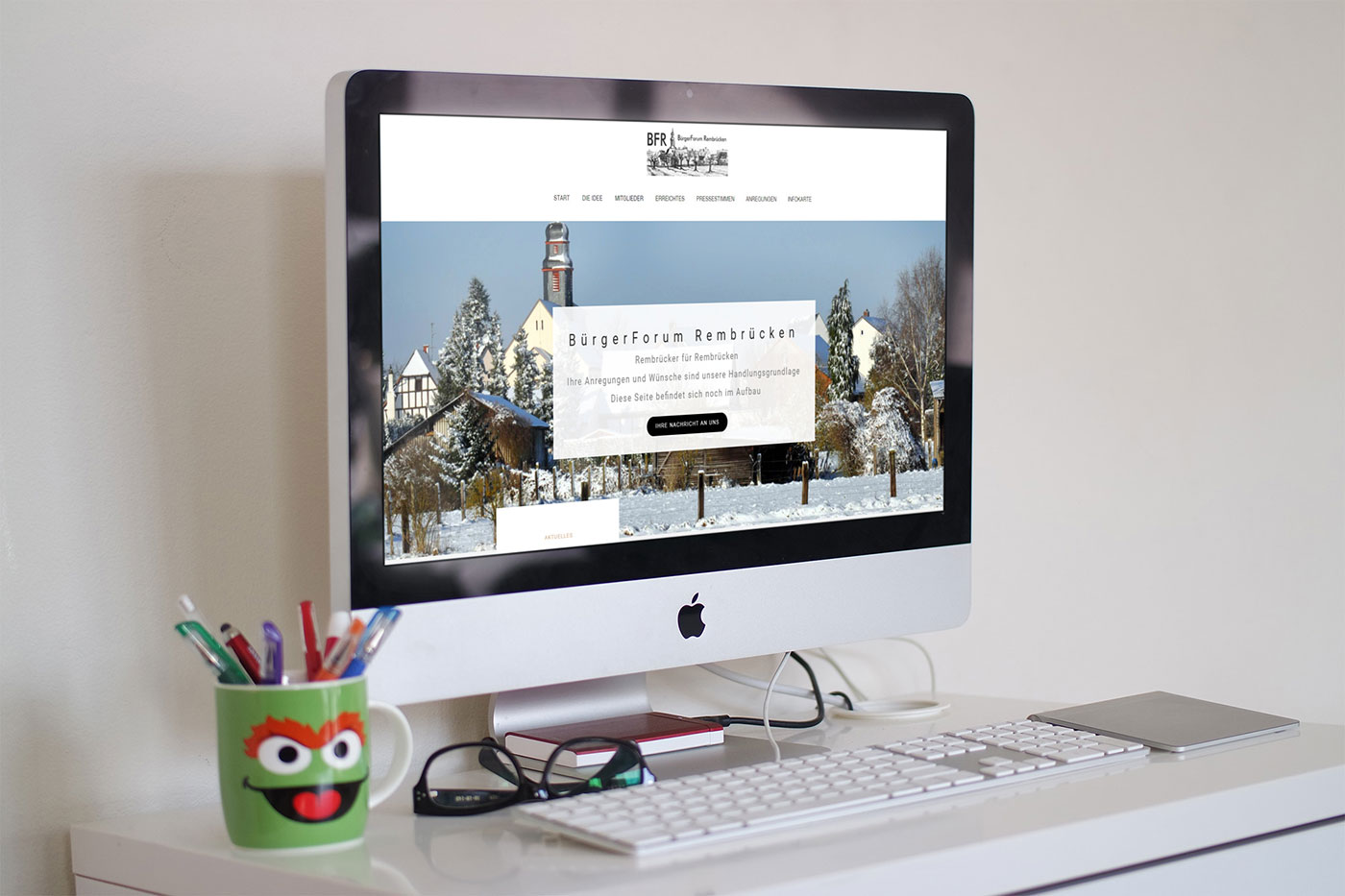 Webdesign und Suchmaschinenoptimierung für Heusenstamm - Webranking Referenz Bürgerforum Rembrücken webdesign heusenstamm burgerforum01 min