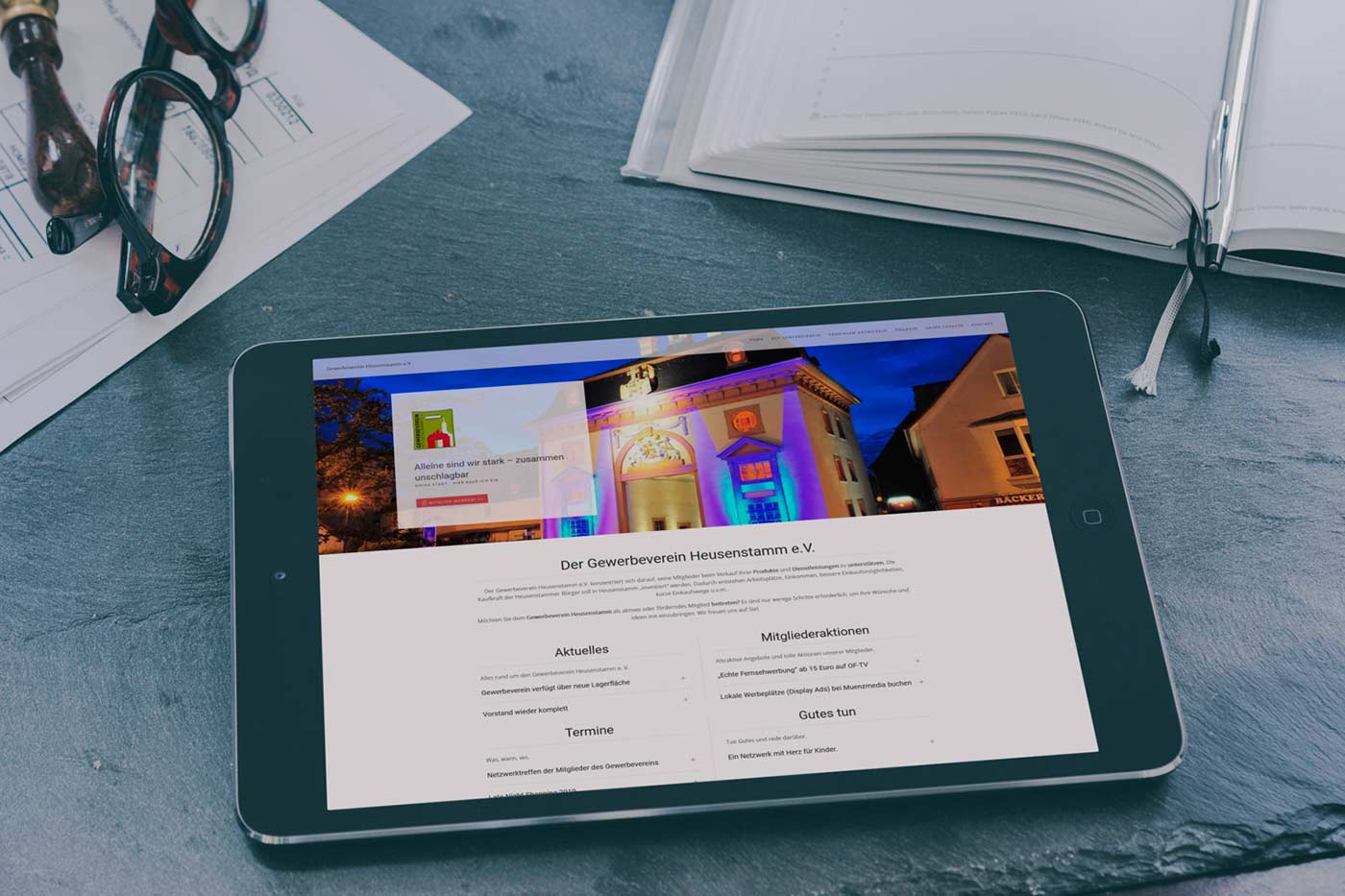 Webdesign und Suchmaschinenoptimierung für Heusenstamm - Webranking Referenz Gewerbeverein Heusenstamm webdesign heusenstamm gewerbeverein heusenstamm 02