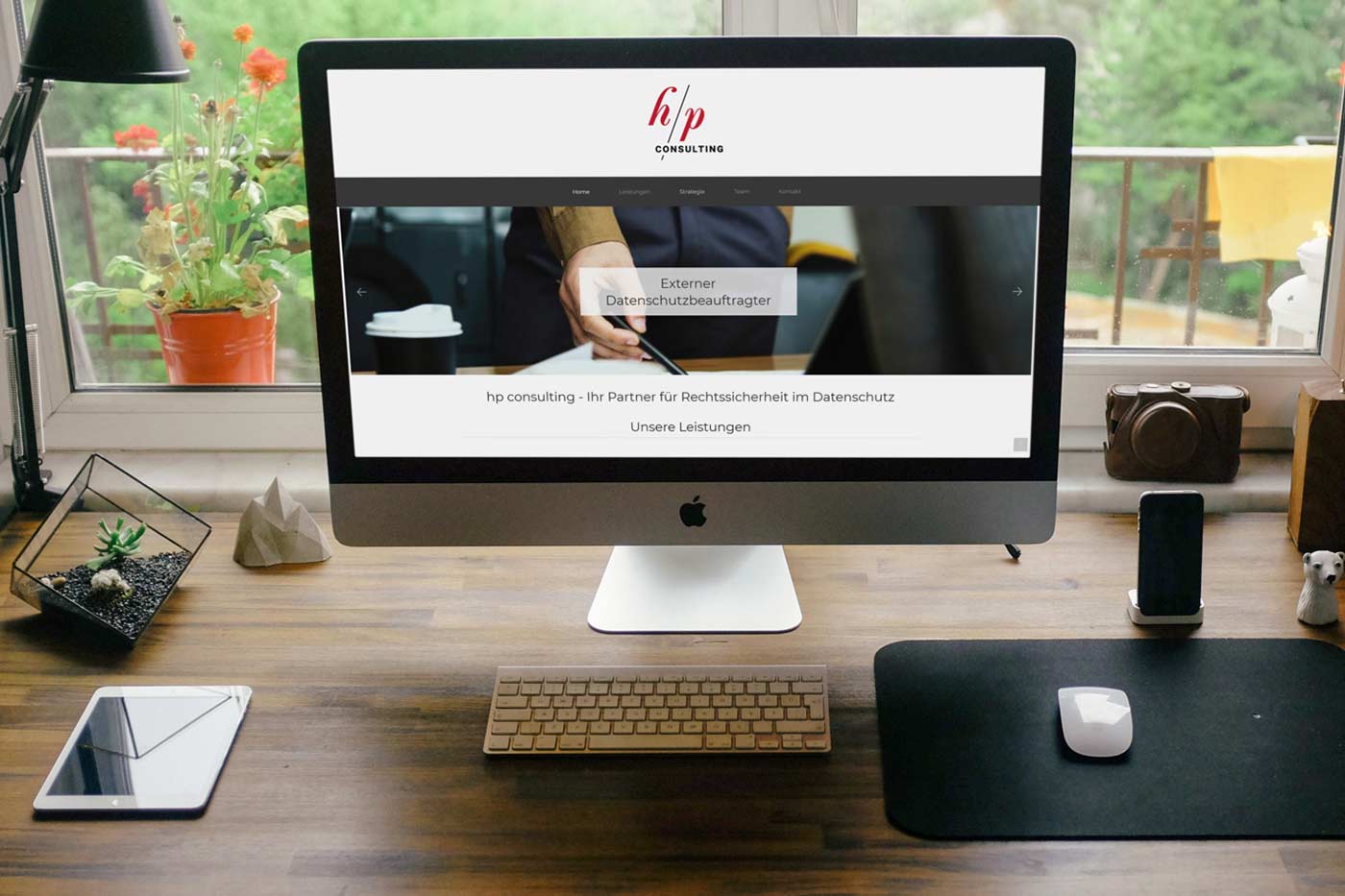 Webdesign und Suchmaschinenoptimierung für Ingelheim - Webranking Referenz HP Consulting webdesign ingelheim hp consulting 01