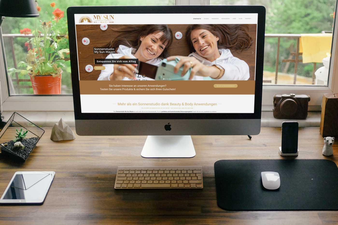 Webdesign und Suchmaschinenoptimierung für Mayen - Webranking Referenz Sonnenstudio My Sun Mayen webdesign mayen sonnenstudio my sun mayen 01