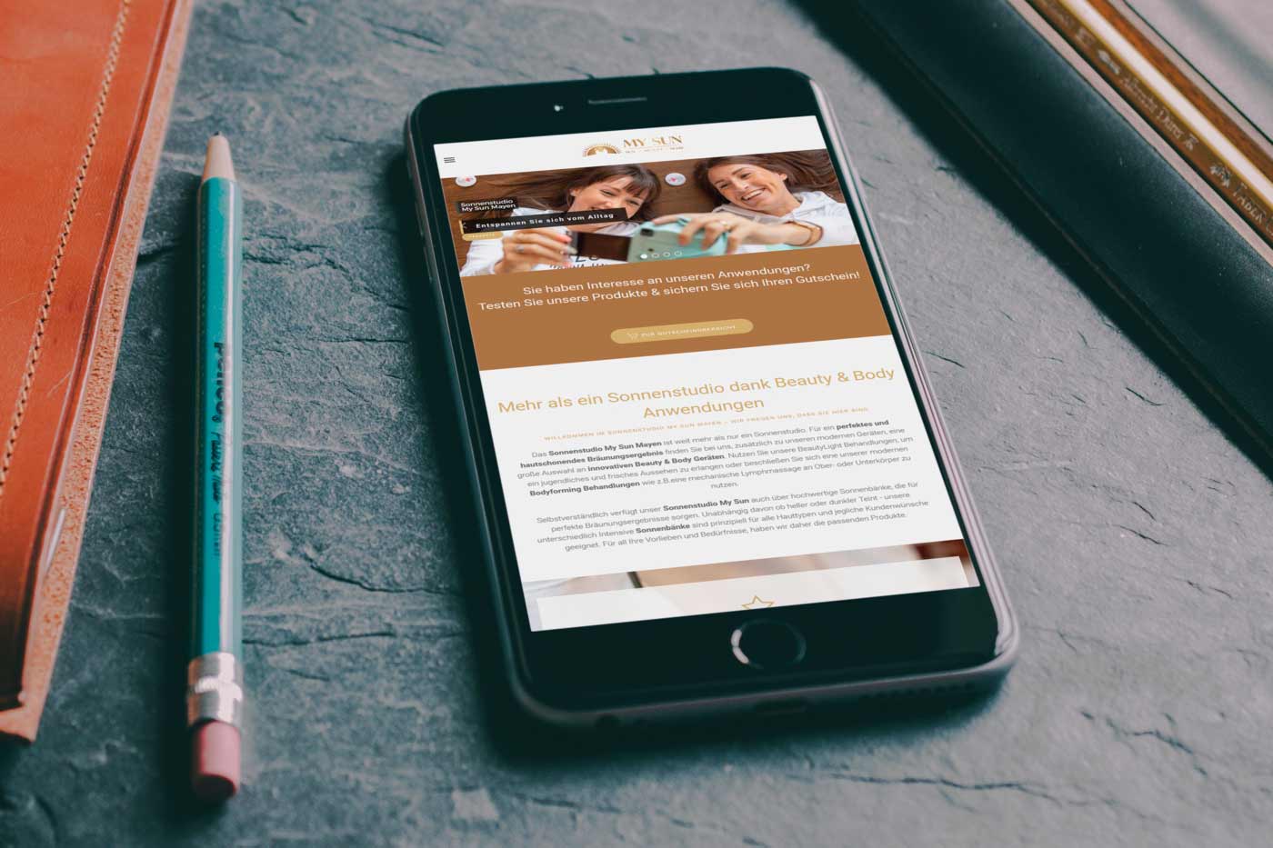 Webdesign und Suchmaschinenoptimierung für Mayen - Webranking Referenz Sonnenstudio My Sun Mayen webdesign mayen - sonnenstudio my sun mayen 03