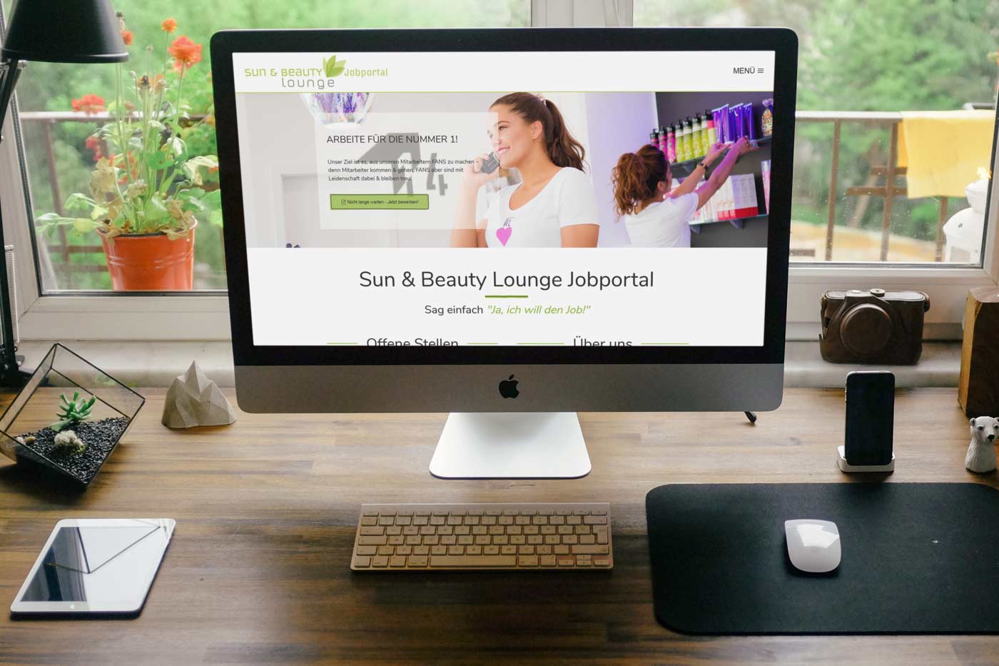 webdesign wien sun & beauty lounge jobportal 01